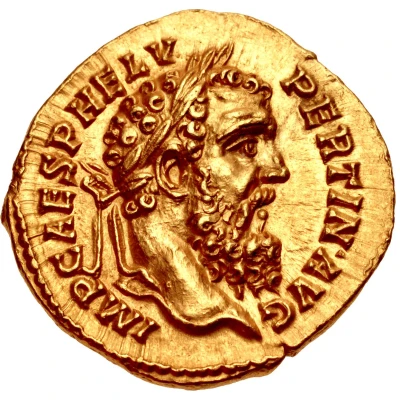 Aureus - Pertinax PROVID DEOR COS II; Providentia front