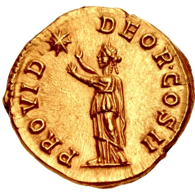 Aureus - Pertinax PROVID DEOR COS II; Providentia back