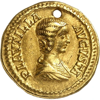 Aureus - Plautilla PIETAS AVGG; Pietas front