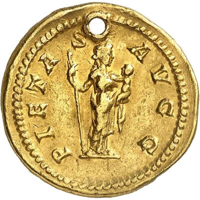 Aureus - Plautilla PIETAS AVGG; Pietas back