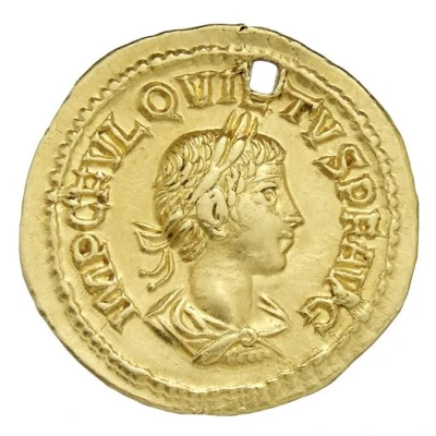 Aureus - Quietus VICTORIA AVGG; Antioch front