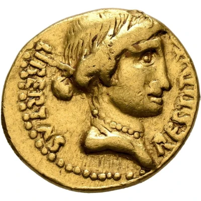Aureus S P Q R; Libertas front