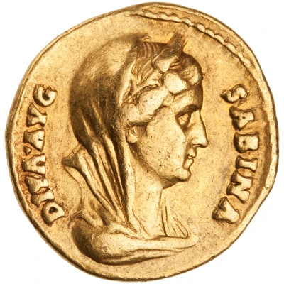 Aureus - Sabina CONSECRATIO front