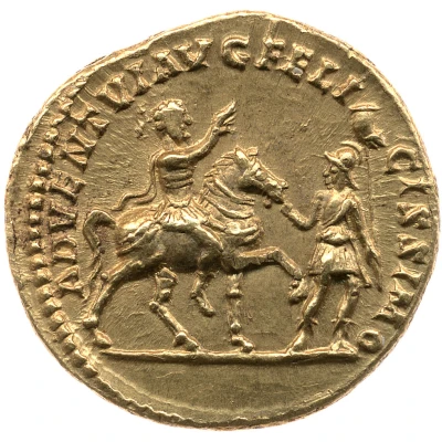 Aureus - Septimius Severus ADVENTVI AVG FELICISSIMO back