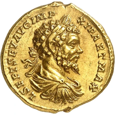 Aureus - Septimius Severus AEQVITATI AVGG; Aequitas front