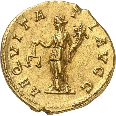 Aureus - Septimius Severus AEQVITATI AVGG; Aequitas back