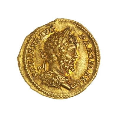 Aureus - Septimius Severus, Caracalla, and Geta AETERNIT IMPERI front