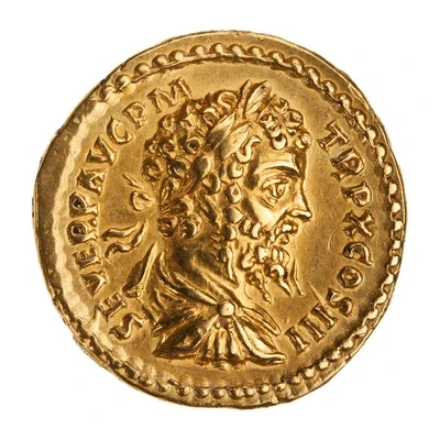 Aureus - Septimius Severus, Caracalla, and Geta AETERNIT IMPERI front