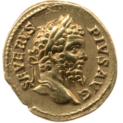 Aureus - Septimius Severus, Caracalla, and Geta LIBERALITAS AVGG VI; Liberalitas front