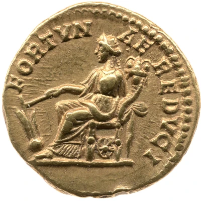 Aureus - Septimius Severus FORTVNAE REDVCI; Fortuna back