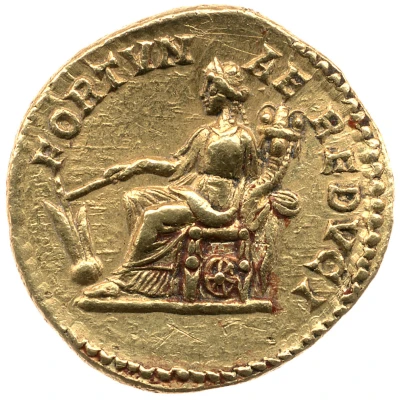 Aureus - Septimius Severus FORTVNAE REDVCI; Fortuna back