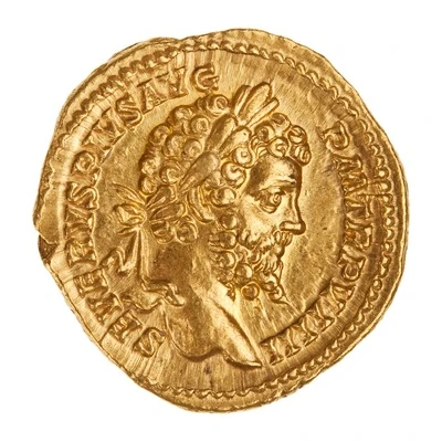 Aureus - Septimius Severus, Julia Domna, Caracalla, and Geta FELICITAS SAECVLI front