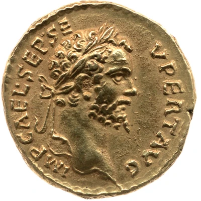 Aureus - Septimius Severus LEG XIIII GEM M V TR P COS front