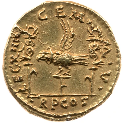 Aureus - Septimius Severus LEG XIIII GEM M V TR P COS back