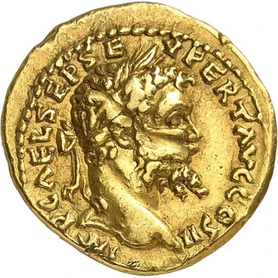 Aureus - Septimius Severus LEG XIIII GEM M V TR P COS front