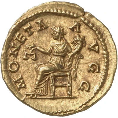 Aureus - Septimius Severus MONETA AVGG; Moneta back
