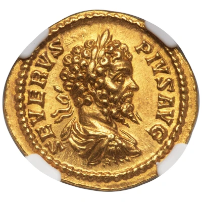 Aureus - Septimius Severus P M TR P XI COS III P P; Fortuna front