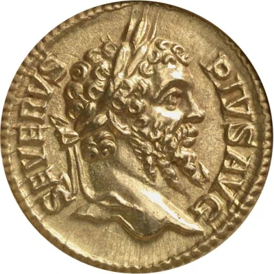 Aureus - Septimius Severus PACATOR ORBIS; Sol front