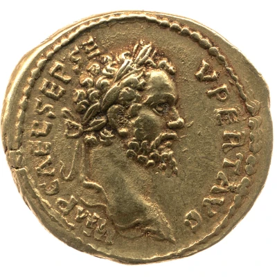 Aureus - Septimius Severus VICT AVG TR P COS; Victory front