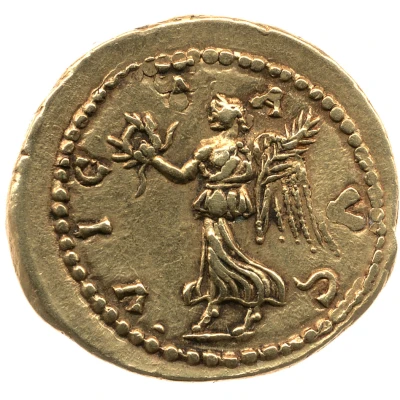 Aureus - Septimius Severus VICT AVG TR P COS; Victory back