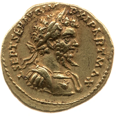 Aureus - Septimius Severus VICTORIAE AVG; Victory front