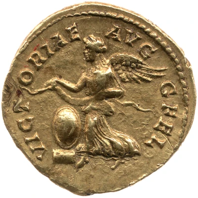 Aureus - Septimius Severus VICTORIAE AVGG FEL; Victory back