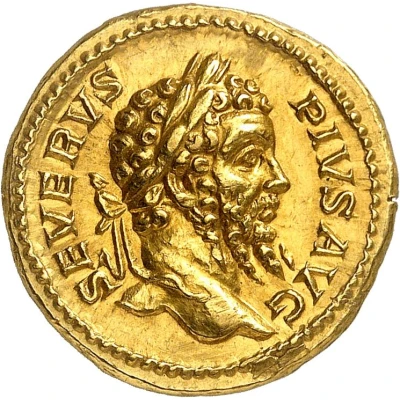 Aureus - Septimius Severus VICTORIAE AVGG; Victory front