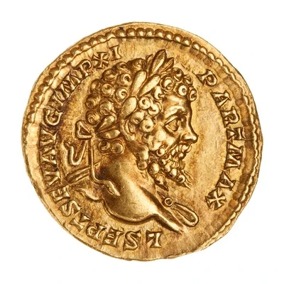 Aureus - Septimius Severus VIRTVS AVG front
