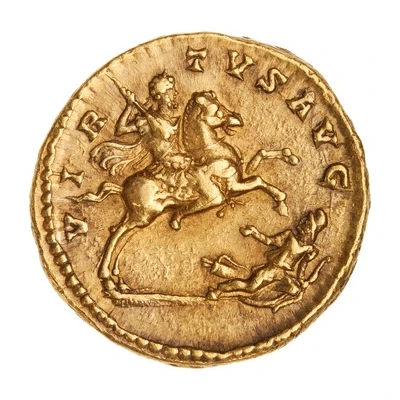 Aureus - Septimius Severus VIRTVS AVG back