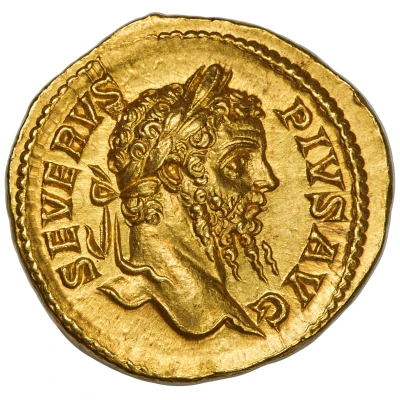 Aureus - Septimius Severus and Caracalla VOTA SVSCEPTA XX front