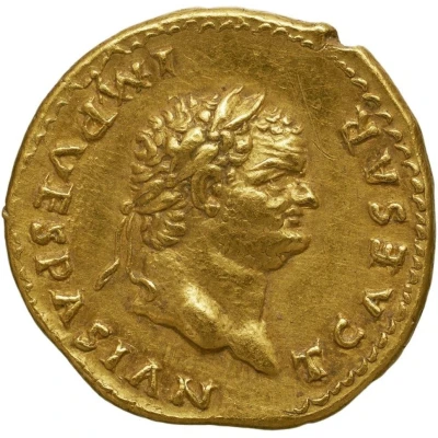 Aureus - Titus AETERNITAS; Aeternitas front