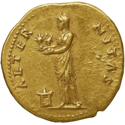 Aureus - Titus AETERNITAS; Aeternitas back