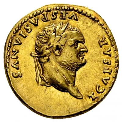 Aureus - Titus CERES AVGVST; Ceres front