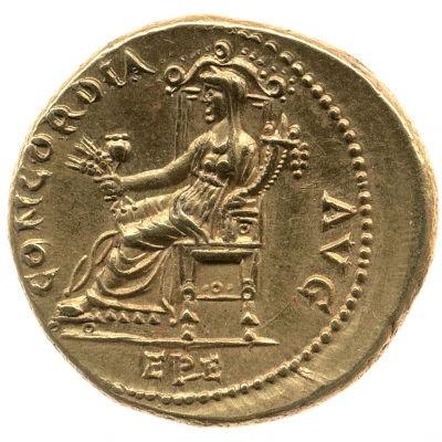 Aureus - Titus CONCORDIA AVG; Ceres back