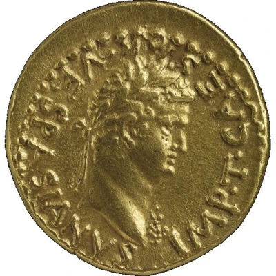 Aureus - Titus CONCORDIA AVG; Concordia front
