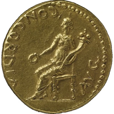 Aureus - Titus CONCORDIA AVG; Concordia back