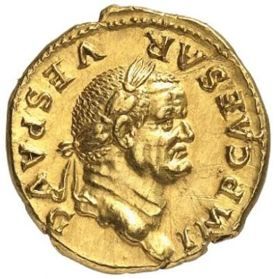 Aureus - Titus FORTVNA AVGVST; Fortuna front