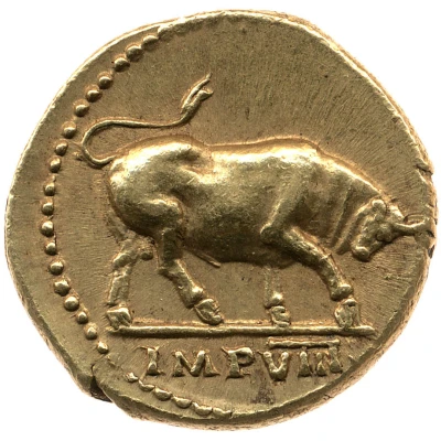 Aureus - Titus IMP VIII back