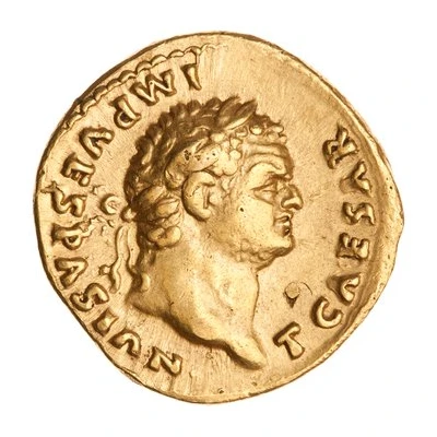 Aureus - Titus PAX AVGVST; Pax front