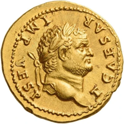Aureus - Titus PONTIF TR POT; Fortuna front