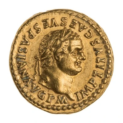 Aureus - Titus TR P IX IMP XV COS VIII P P front