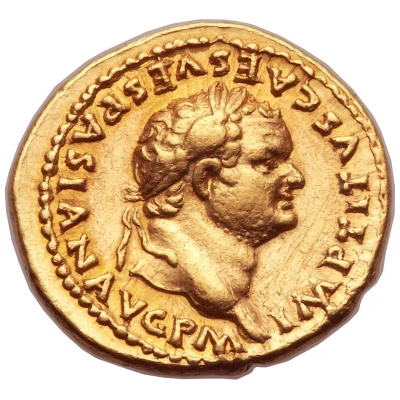 Aureus - Titus TR P VIIII IMP XIIII COS VII P P; Ceres front
