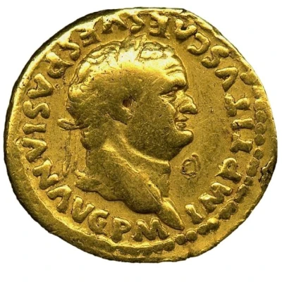 Aureus - Titus TR P VIIII IMP XV COS VII P P; Ceres front