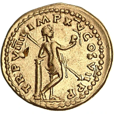 Aureus - Titus TR P VIIII IMP XV COS VII P P; Venus back