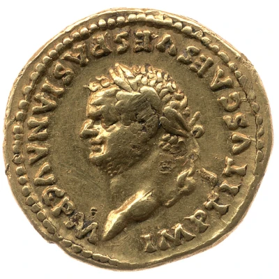 Aureus - Titus TR P VIIII IMP XV COS VII P P; Venus front