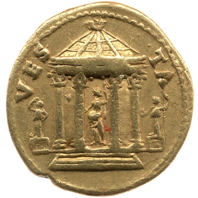 Aureus - Titus VESTA back