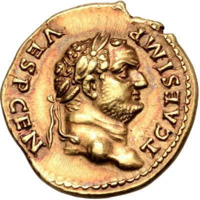 Aureus - Titus VESTA front