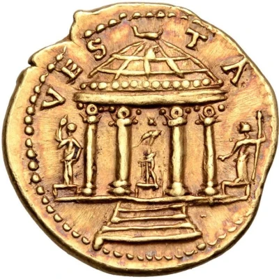 Aureus - Titus VESTA back