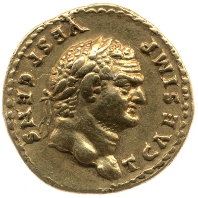 Aureus - Titus VESTA front