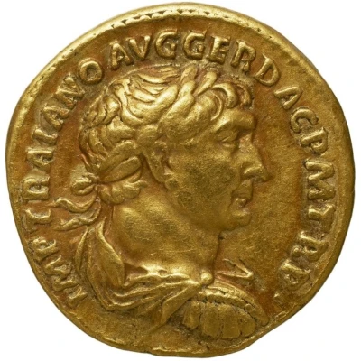 Aureus - Trajan COS V P P S P Q R OPTIMO PRINC front